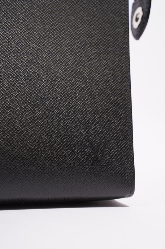 Louis Vuitton Mens Pochette Voyage Black MM