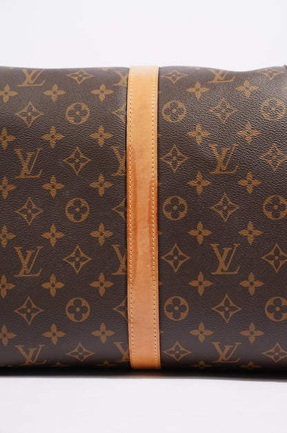 Louis Vuitton Womens Keepall Bandouliere Monogram 55