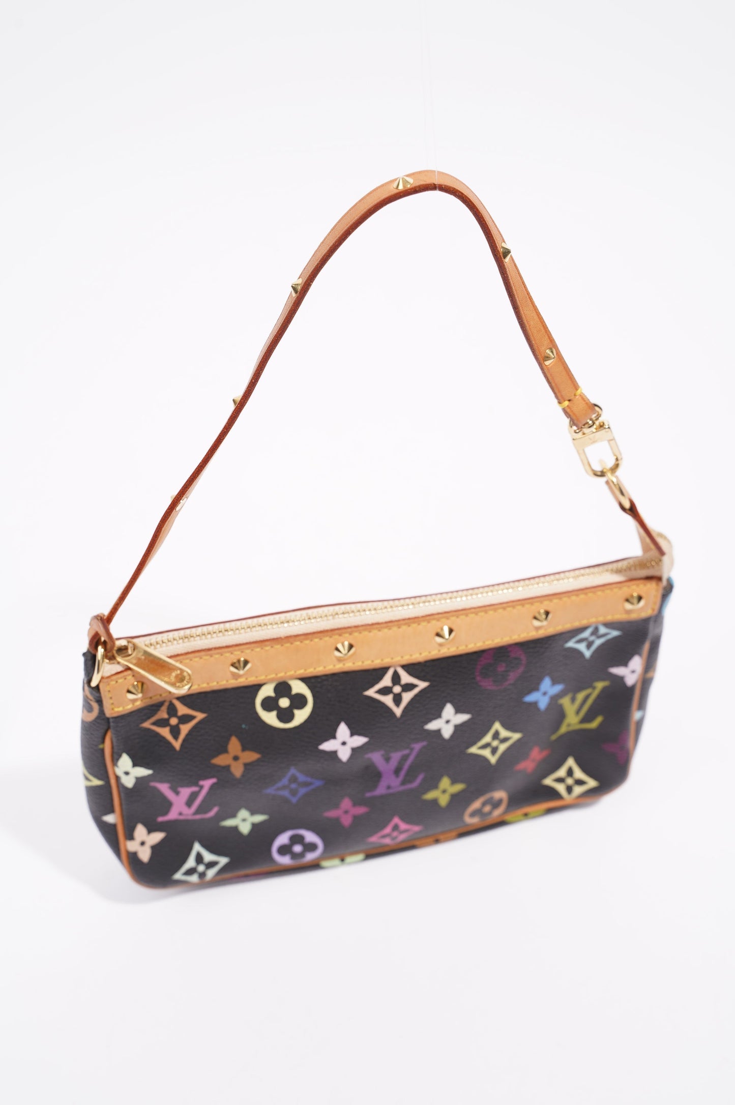 Louis Vuitton Womens Vintage Pochette Accessoire Black / Multicolour