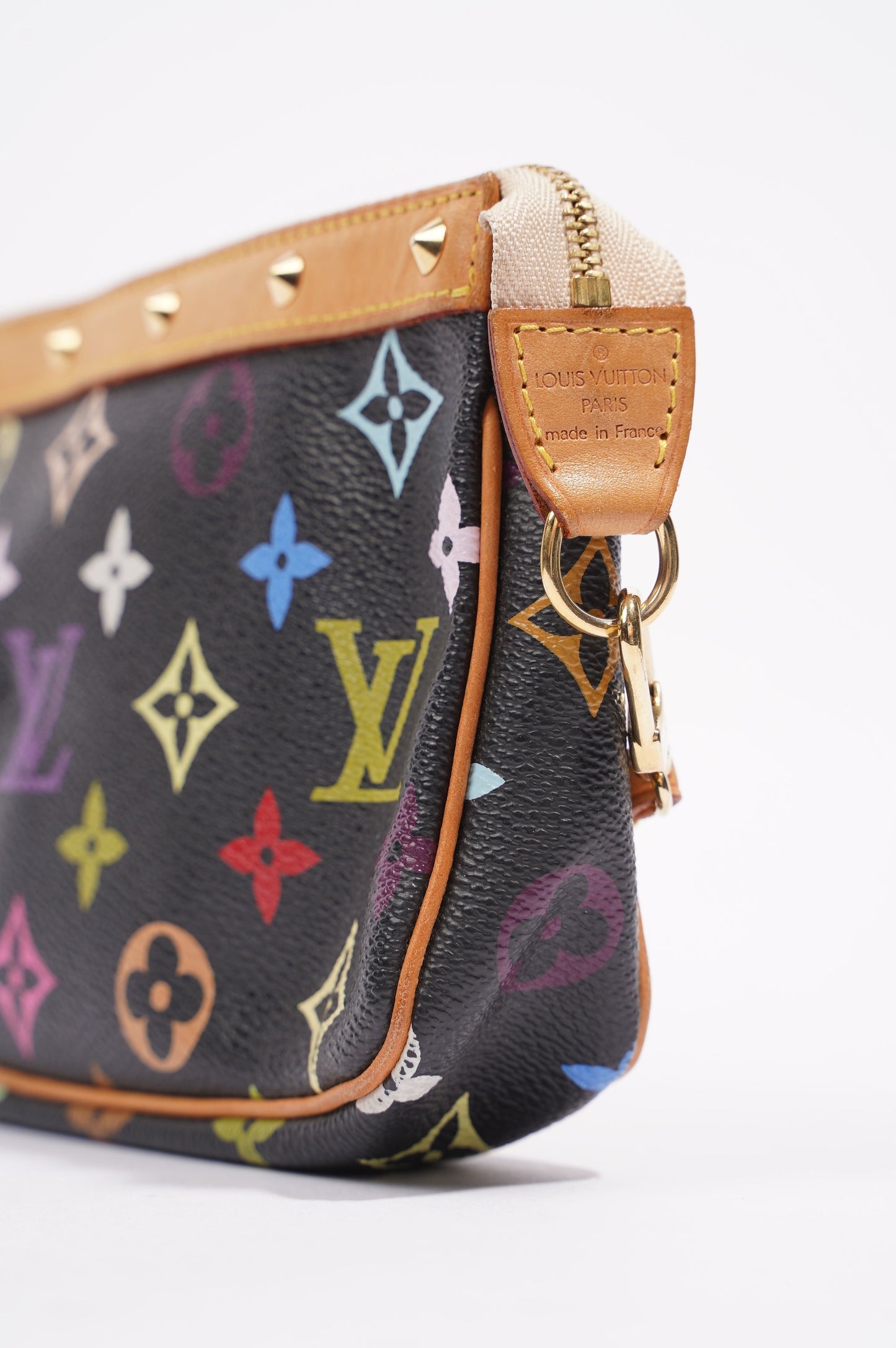 Louis Vuitton Womens Vintage Pochette Accessoire Black / Multicolour