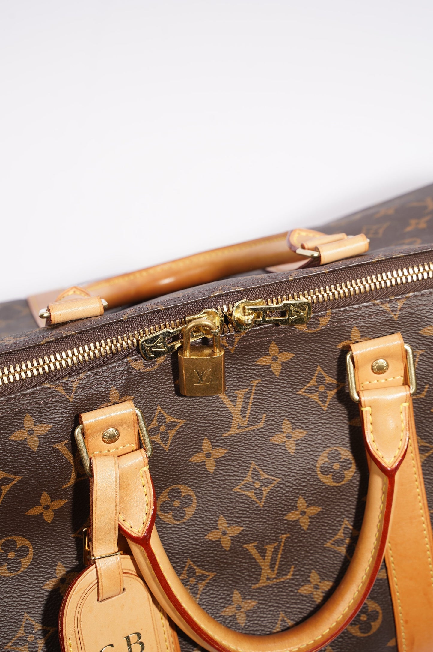 Louis Vuitton Womens Keepall Bandouliere Monogram 55