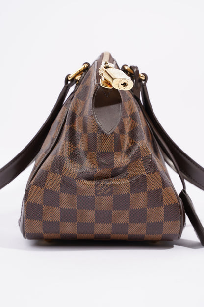 Louis Vuitton Womens Verona Bag Damier Ebene Canvas PM