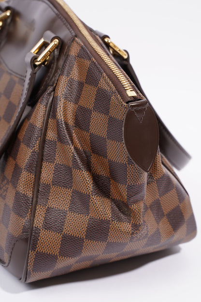 Louis Vuitton Womens Verona Bag Damier Ebene Canvas PM