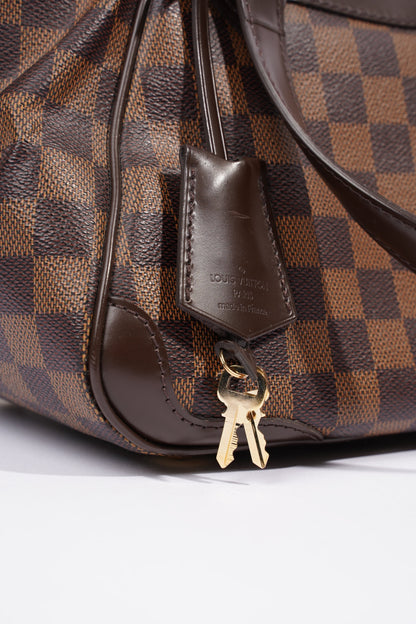 Louis Vuitton Womens Verona Bag Damier Ebene Canvas PM