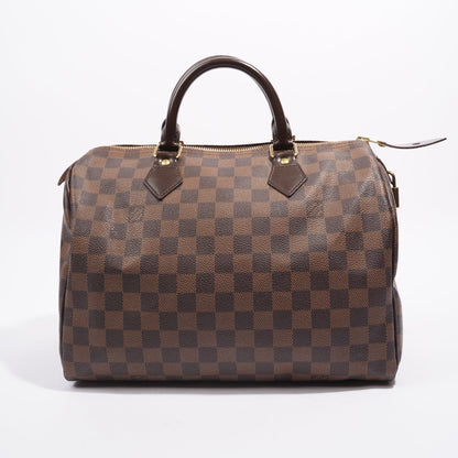 Louis Vuitton Womens Speedy 30 Damier Ebene