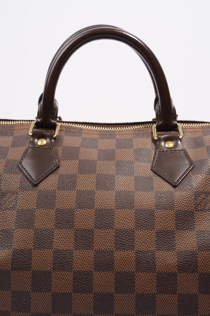 Louis Vuitton Womens Speedy 30 Damier Ebene