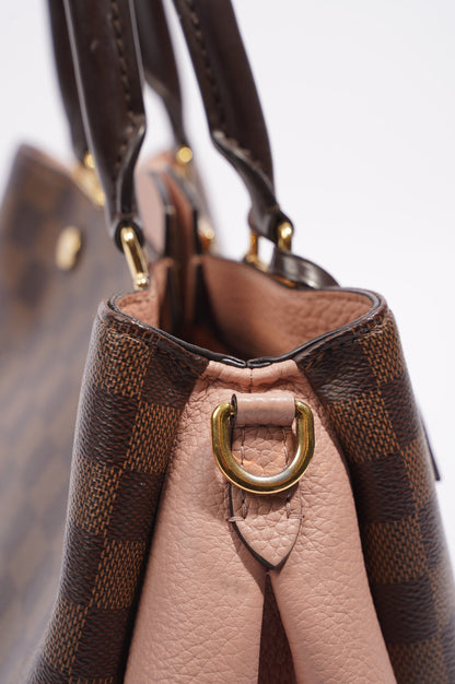 Louis Vuitton Womens Brittany Handbag Damier Ebene / Rose