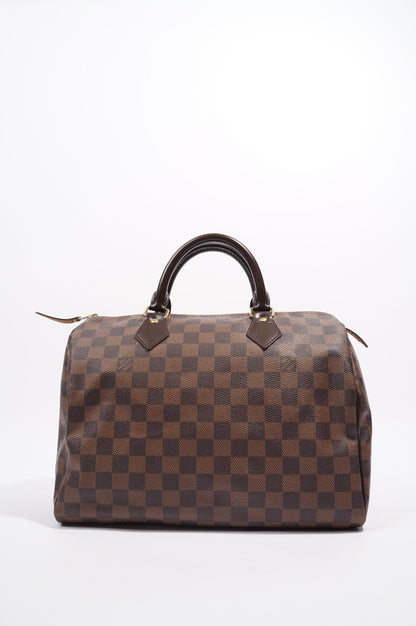 Louis Vuitton Womens Speedy 30 Damier Ebene