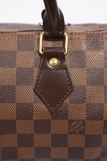Louis Vuitton Womens Speedy 30 Damier Ebene