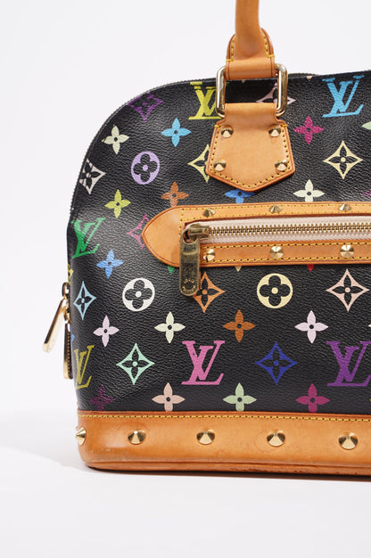 Louis Vuitton Womens Vintage Murakami Alma Black / Multi PM
