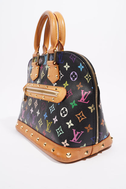 Louis Vuitton Womens Vintage Murakami Alma Black / Multi PM