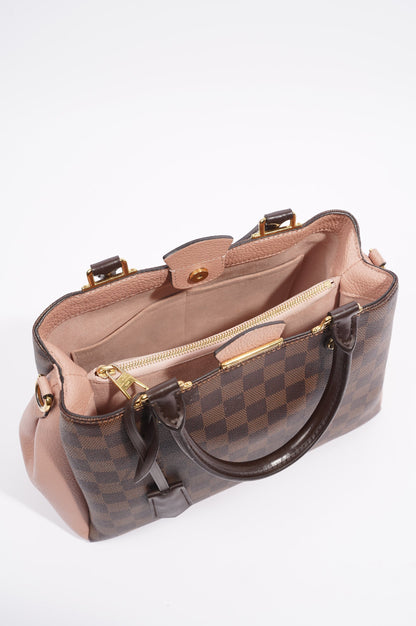 Louis Vuitton Womens Brittany Handbag Damier Ebene / Rose