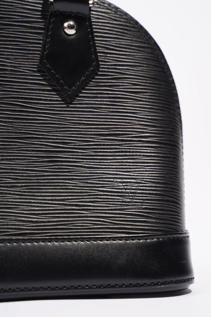 Louis Vuitton Womens Alma Black Epi Leather BB