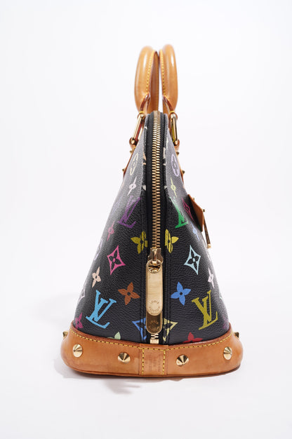 Louis Vuitton Womens Vintage Murakami Alma Black / Multi PM