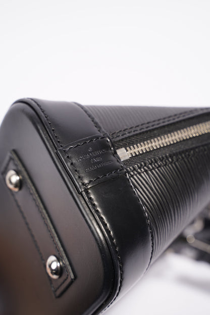 Louis Vuitton Womens Alma Black Epi Leather BB