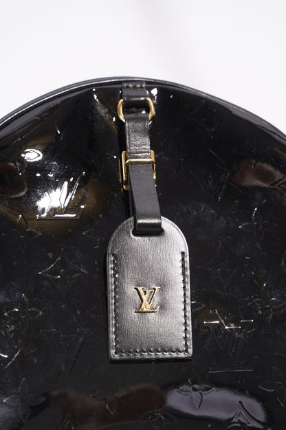 Louis Vuitton Boite Chapeau Souple Bag Black Vernis Leather
