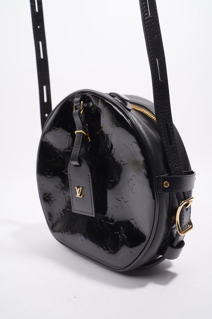 Louis Vuitton Boite Chapeau Souple Bag Black Vernis Leather