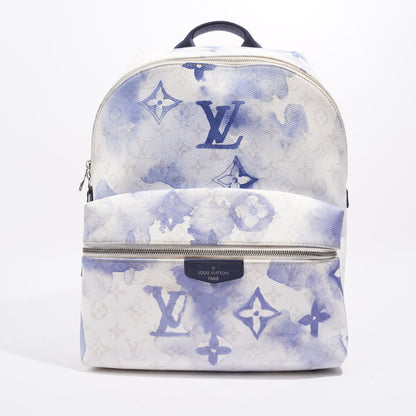 Louis Vuitton Womens Discovery Limited Edition Backpack Monogram / Blue