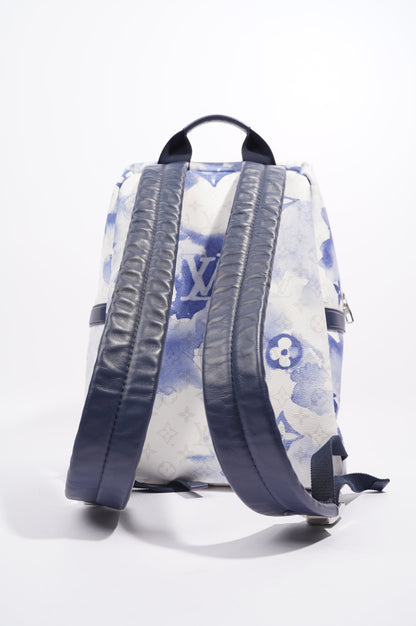 Louis Vuitton Womens Discovery Limited Edition Backpack Monogram / Blue