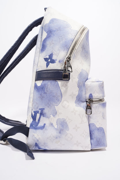 Louis Vuitton Womens Discovery Limited Edition Backpack Monogram / Blue