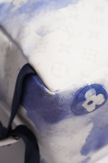 Louis Vuitton Womens Discovery Limited Edition Backpack Monogram / Blue