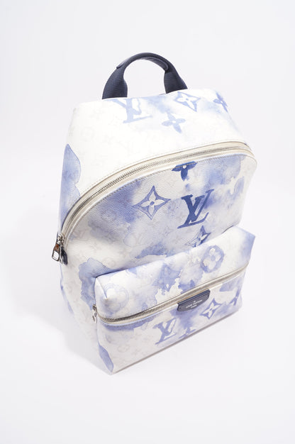 Louis Vuitton Womens Discovery Limited Edition Backpack Monogram / Blue