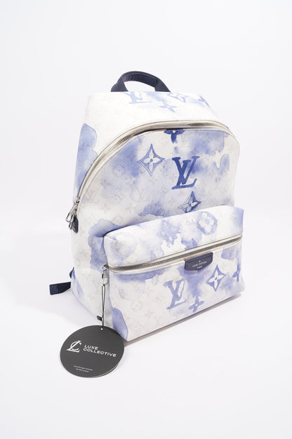 Louis Vuitton Womens Discovery Limited Edition Backpack Monogram / Blue