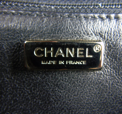 CHANEL black python exotic leather classic mini rectangular flap bag