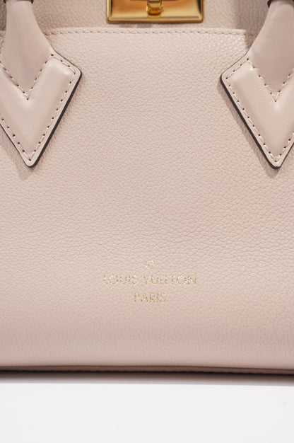 Louis Vuitton Womens On My Side Tote Greige / Monogram PM