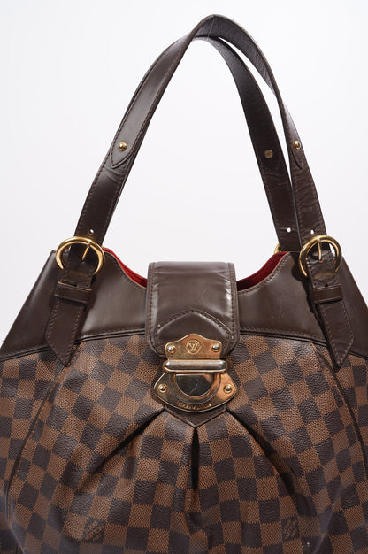 Louis Vuitton Womens Sistina Damier Ebene GM