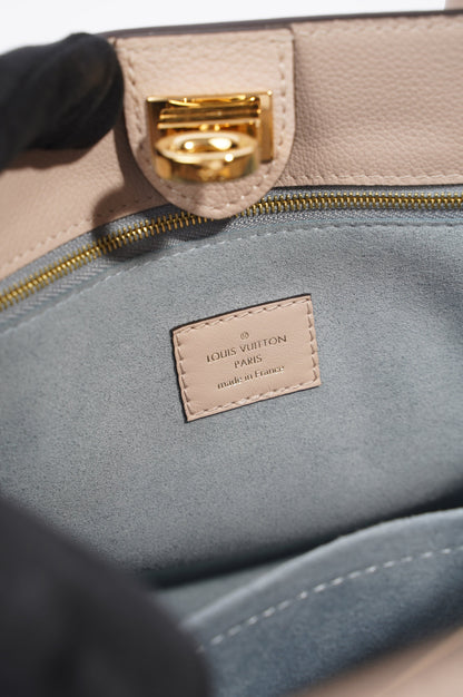Louis Vuitton Womens On My Side Tote Greige / Monogram PM