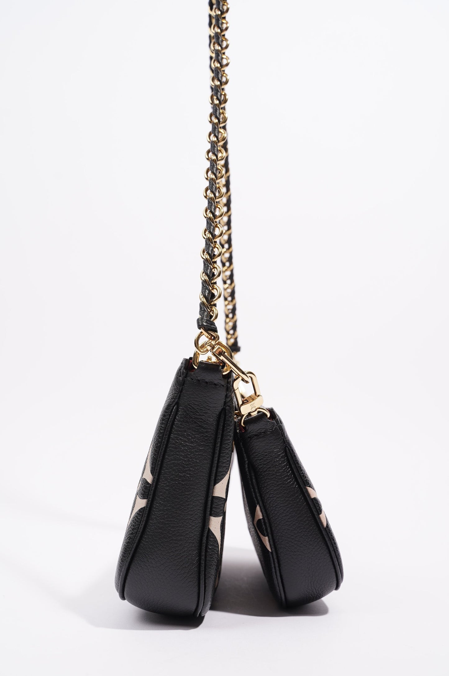 Louis Vuitton Womens Multi Pochette Accessoire Black / Beige