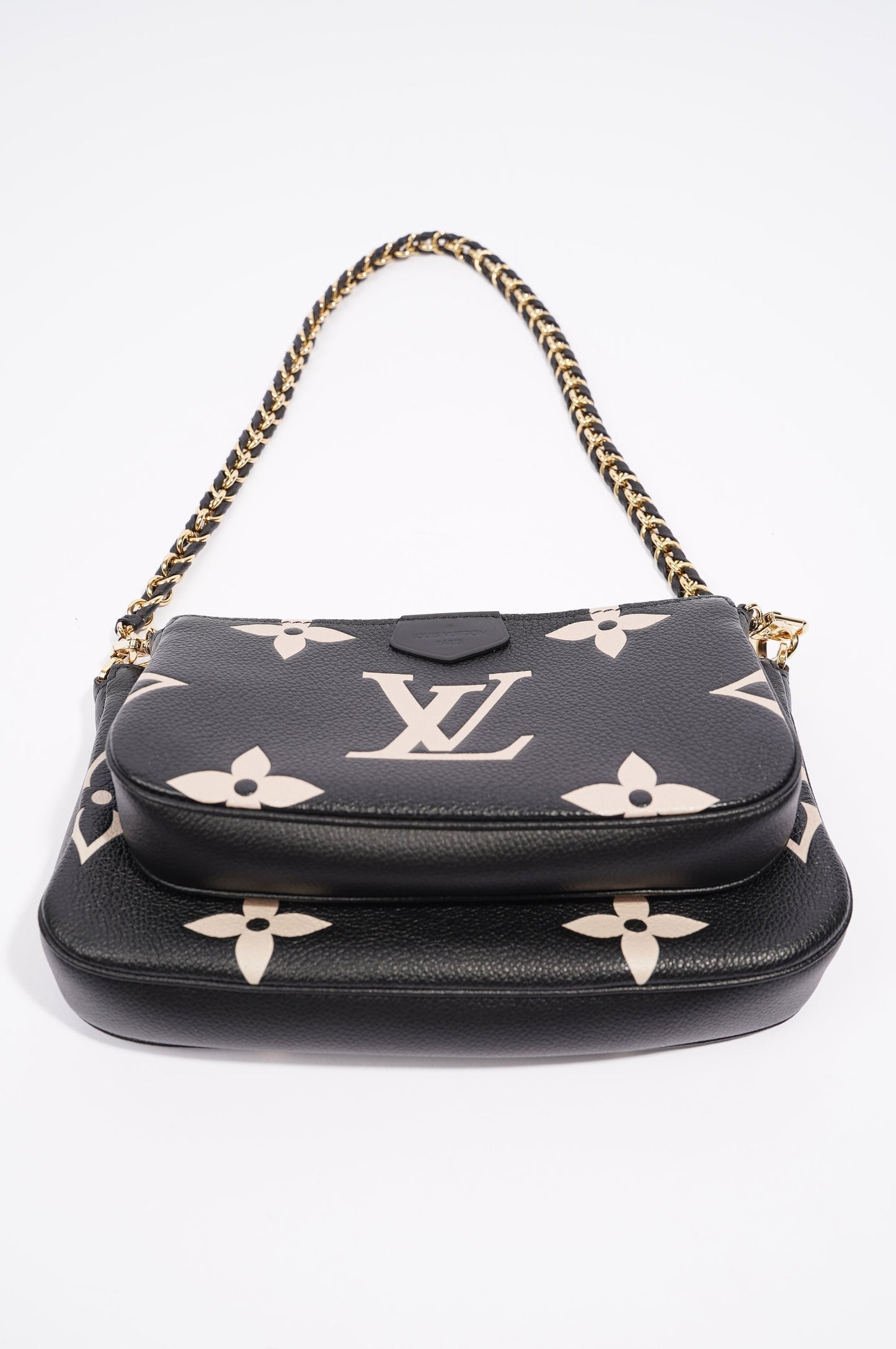 Louis Vuitton Womens Multi Pochette Accessoire Black / Beige