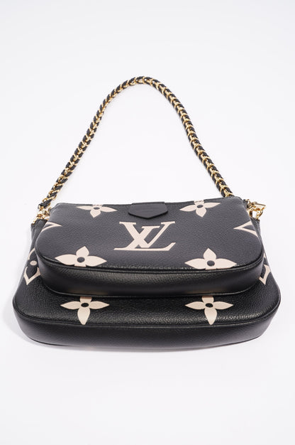 Louis Vuitton Womens Multi Pochette Accessoire Black / Beige