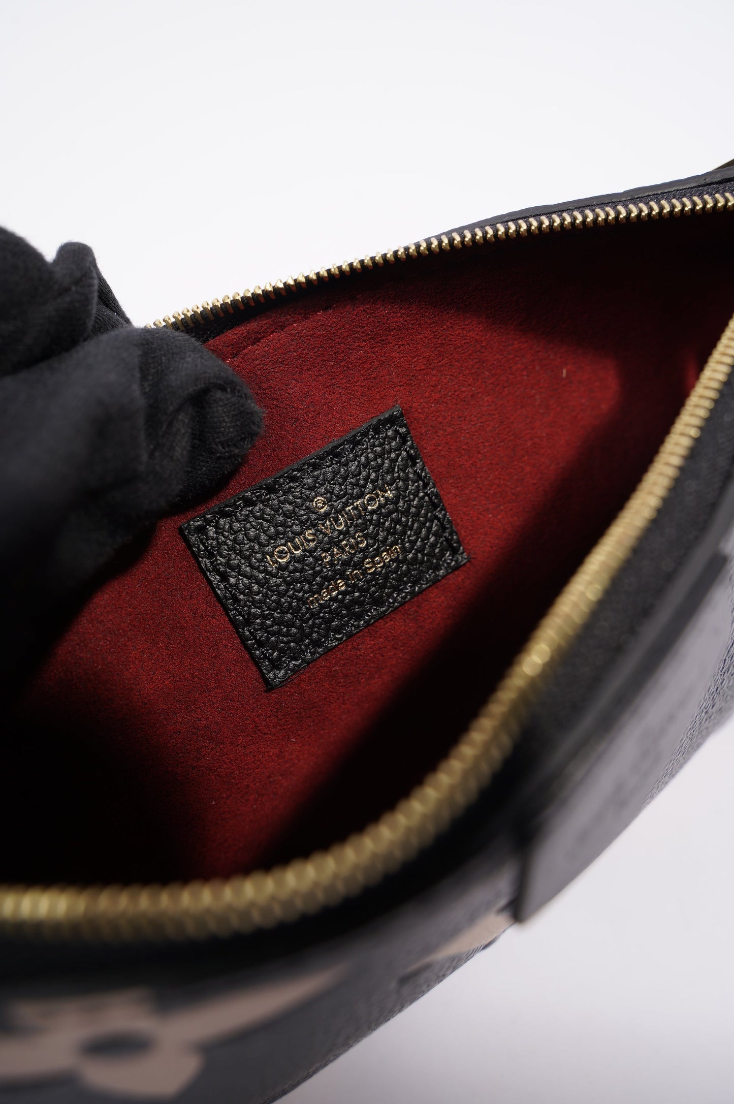 Louis Vuitton Womens Multi Pochette Accessoire Black / Beige