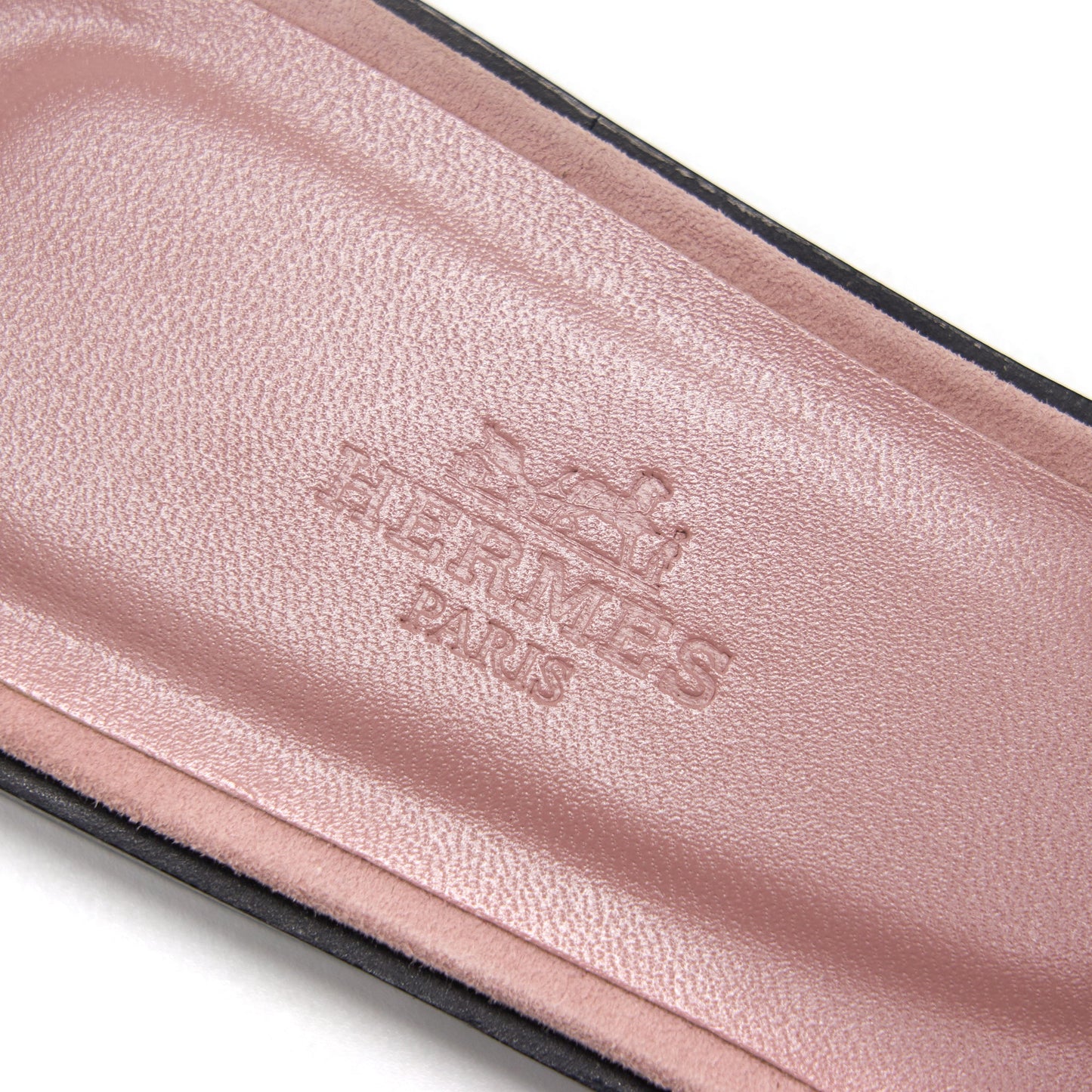 Hermes Oran Sandal Pink Crystal Size 38