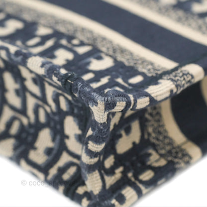 Dior Mini Book Tote Blue Oblique