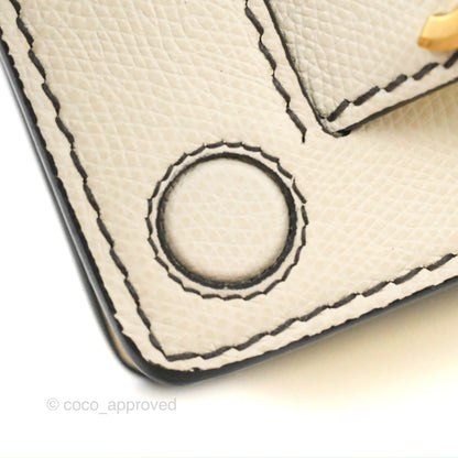 Christian Dior Mini J'Adior Chain Flap Bag White Grained Calfskin