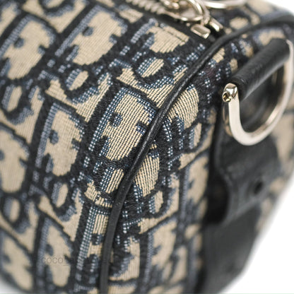 Dior Men's Mini Roller Messenger Bag Oblique Jacquard
