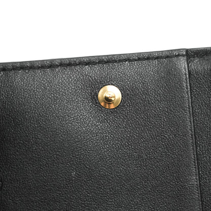 Dior Lady Dior Flap Card Holder Black Cannage Lambskin
