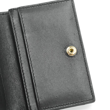 Dior Lady Dior Flap Card Holder Black Cannage Lambskin