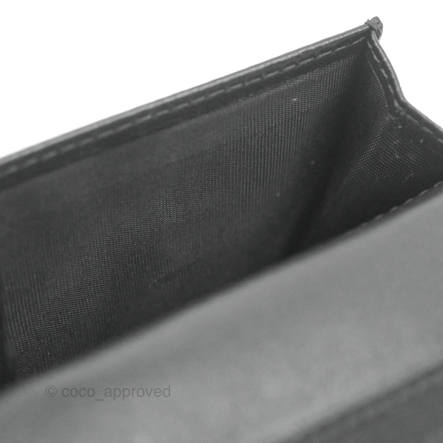 Dior Lady Dior Flap Card Holder Black Cannage Lambskin