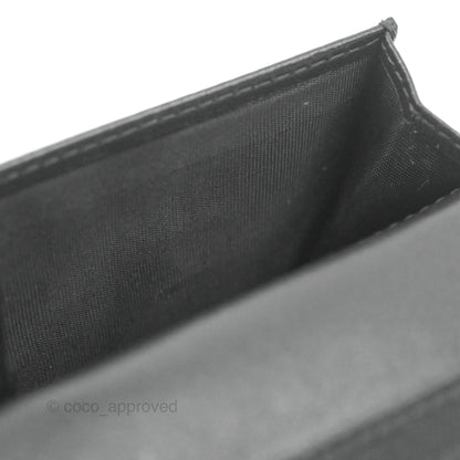 Dior Lady Dior Flap Card Holder Black Cannage Lambskin