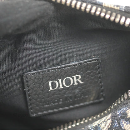 Dior Men's Mini Roller Messenger Bag Oblique Jacquard