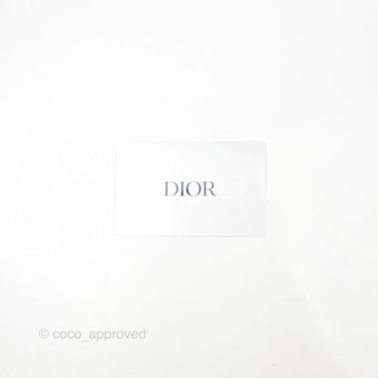 Christian Dior Medium (Old Small) Dior Navy Oblique Embroidery Canvas Book Tote