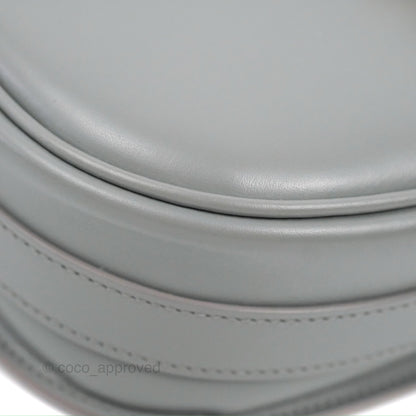 Christian Dior Medium Bobby Flap Stone Grey Box Calfskin