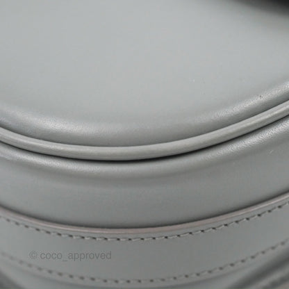 Christian Dior Medium Bobby Flap Stone Grey Box Calfskin