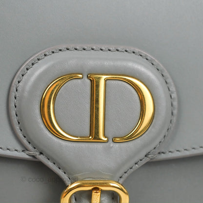 Christian Dior Medium Bobby Flap Stone Grey Box Calfskin