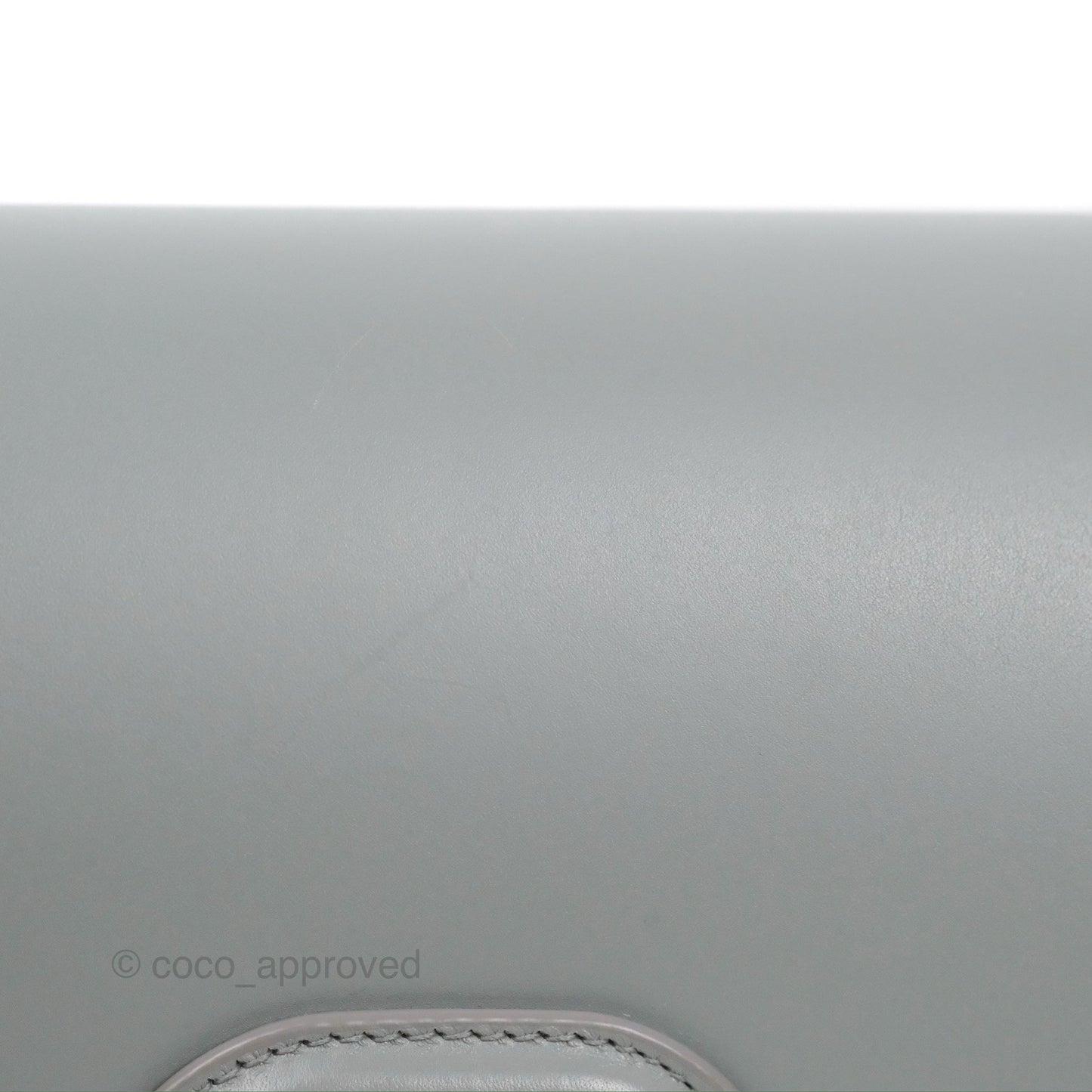 Christian Dior Medium Bobby Flap Stone Grey Box Calfskin