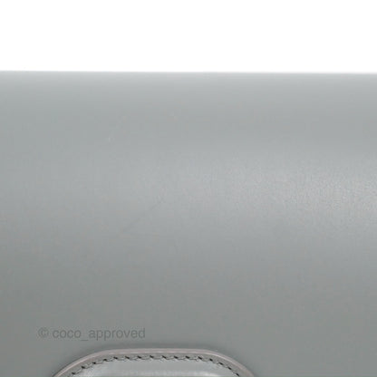Christian Dior Medium Bobby Flap Stone Grey Box Calfskin